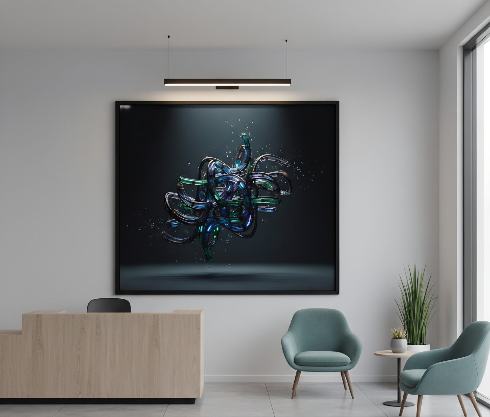 Aether Loop Matrix – Hochauflösendes abstraktes Digital-Kunstwerk als Sofort-Download | Druckbar bis 90 × 82 cm – Bild 4