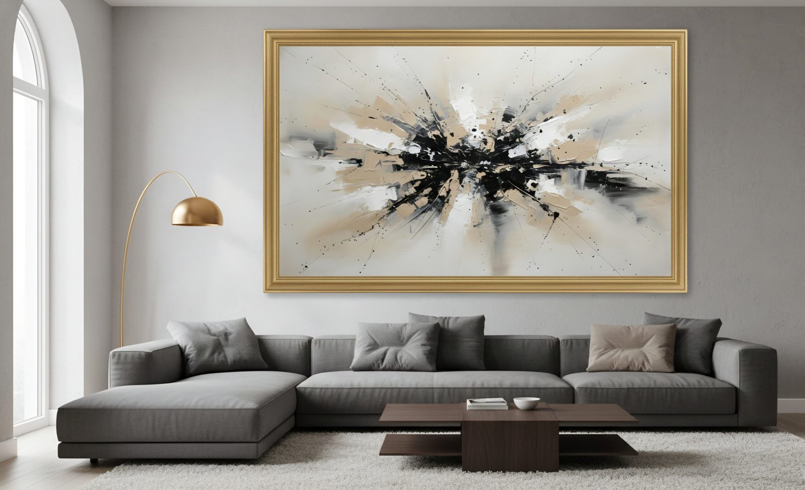Shattered Equilibrium – Premium Abstraktes Digital-Kunstwerk als Sofort-Download | Druckbar bis 180 × 100 cm