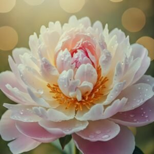 Blossom of Dawn – Hochauflösendes Premium-Blütenkunstwerk in sanftem Bokeh-Licht“  Elegante 8K-Auflösung – Ideal für Fine-Art Drucke & hochwertige Wanddekoration