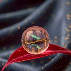 Aurora Crystal Sphere – Ultra-High-Resolution Magical Reflection Artwork“  Gigantische 10K-Auflösung – Ideal für Fine-Art Drucke & exklusive Wanddekoration