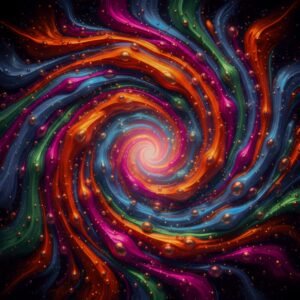 Cosmic Color Vortex – Ultra-High-Resolution Abstract Energy Spiral“  Fantastische 10K-Auflösung – Perfekt für XXL-Wanddrucke in Galeriequalität