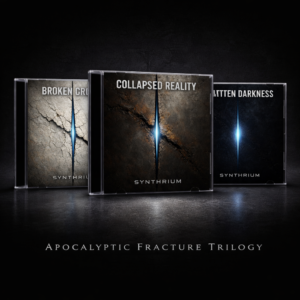 Apocalyptic Fracture Trilogy – Premium Album Cover Design Serie für CD-Cover, Musikprojekte, Label Releases & professionelle Musikproduktionen (3er Set | Ultra-HD 10K/12K | JPG & TIFF | 300 DPI | Commercial License)