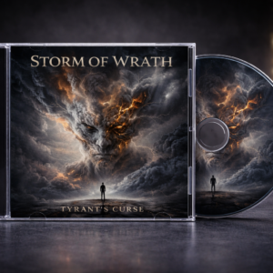CD-Cover Design Storm of Wrath 10K Ultra HD Premium Album Cover f&uuml;r Metal Band mit exklusiver weltweiter Lizenz von H&S Grafikdesign